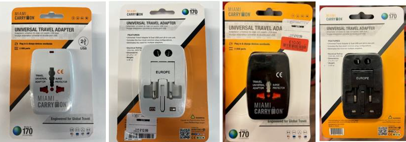 Miami Carry On Universal Travel Adapter